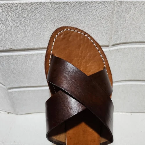 Women’s Criss Cross Moroccan Leather Sandals